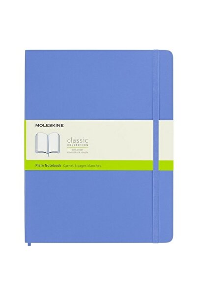 Moleskine Soft Cover Notebook Hydrangea Blue (Unlined - 19X25) - 0963