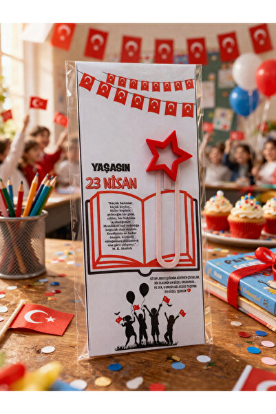 23 Nisan Hediyelik Kitap Ayracı 10 Adet