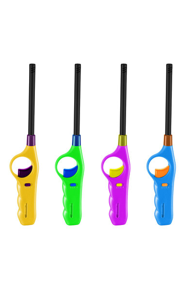 Adamo Gas lighter - refillable - 27 cm - 16 pieces / display