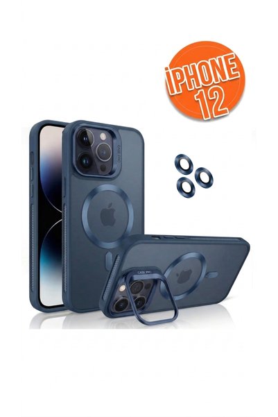 5DM iPhone 12 Compatible Magsafe Supported Military Grade Shock Absorbing Case with Camera Lens Protection Gift