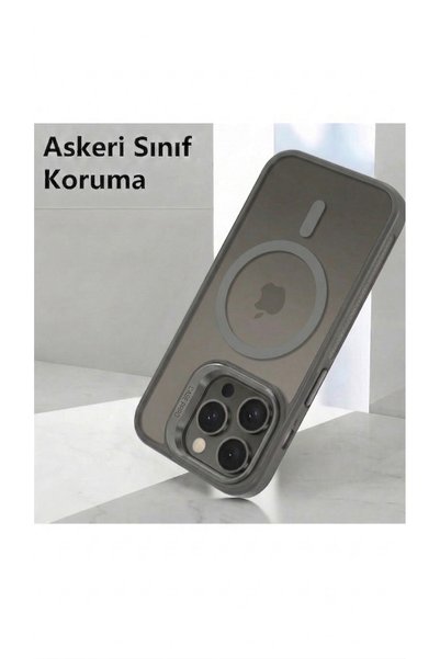 5DM iPhone 15 Compatible Magsafe Supported Military Grade Shock Absorbing Case with Camera Lens Protection Gift