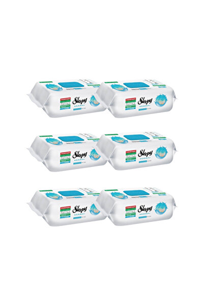 OEM Set of 6 X Slepy Nature Wet Wipes with Baking Soda, Ocean, 6 X 100 pcs