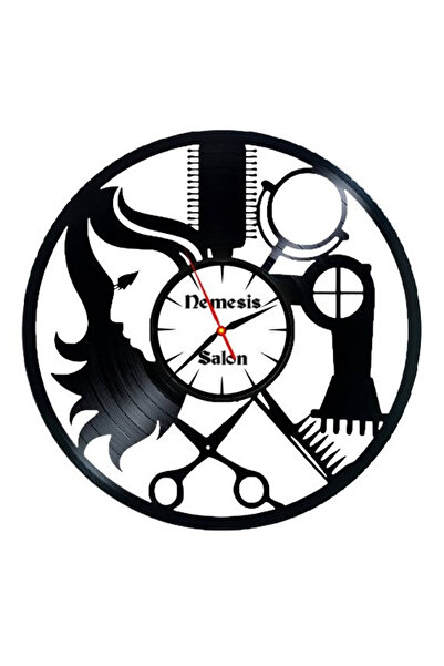 OEM Salon Coafor Wall Clock (Customizable)