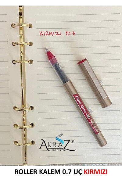 Akraz Art Design Roller Jel Pen 0.7 uç Kalem (Pilot kalem) 1 ADET Kesintisiz ...