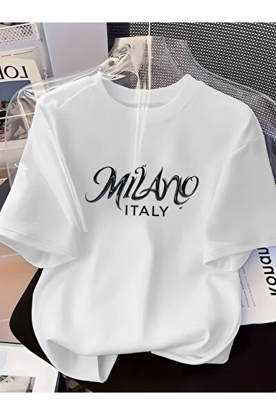 LİNA06 Directional Women'S Fashion Printed T-Shirt, Soft And Versatile