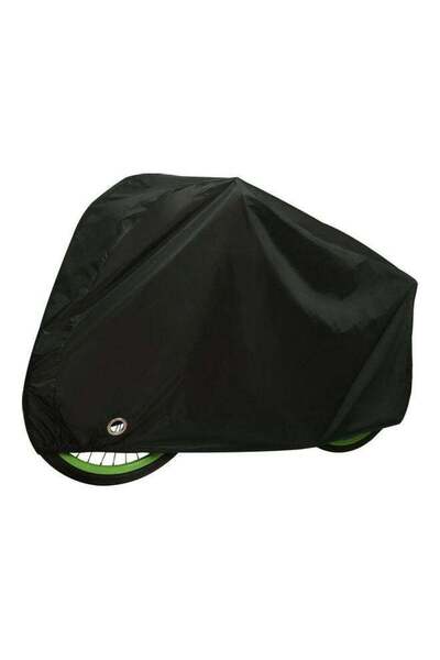 Generic غطاء دراجة مقاوم للماء للاستخدام الداخلي والخارجي مع فتحة قفل (أسود)