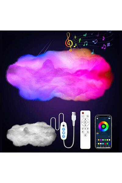 OEM 3D Cloud Lightning LED Lamp Multicolor