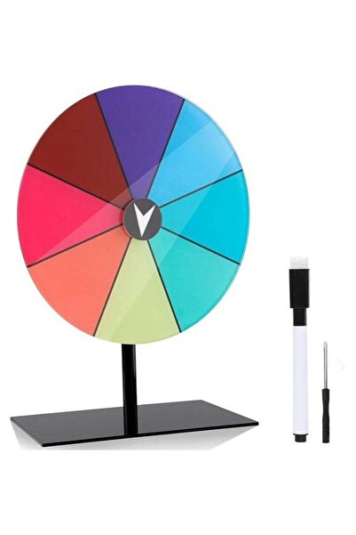 JOLLITY LLC Spinning Prize Wheel, 8 Inch Spinning Wheel for Prizes