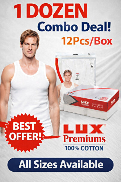 LUX PREMIUM VEST 12PCS (DOZEN)