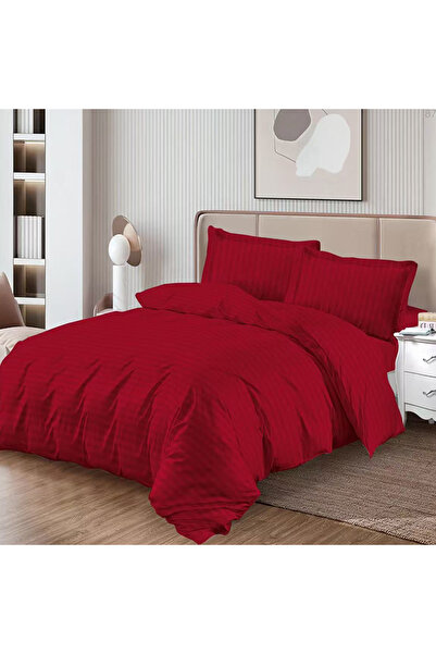 Pucioasa Damask bed linen with elastic for double bed Pucioasa, CVA 4 pieces,...