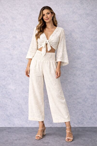 Generic Pantsuit with Short Jacket and Long Sleeves