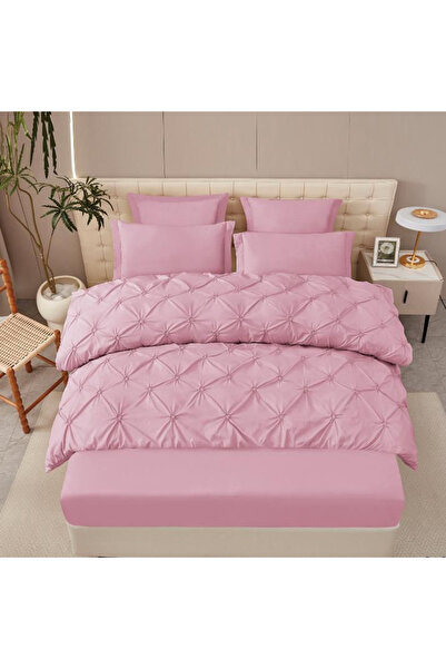 Pucioasa Bed linen with elastic and pleats for double bed Pucioasa, CVA 4 pie...