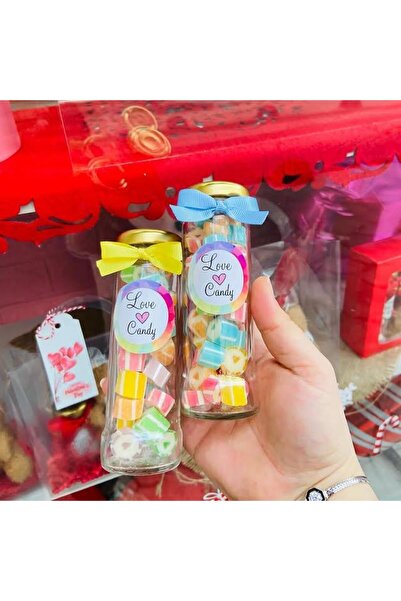 candyemiro Gökkuşağı Rüyası: "Love Candy" Tasarımlı ve Kurdeleli 70 cc Uzun C...