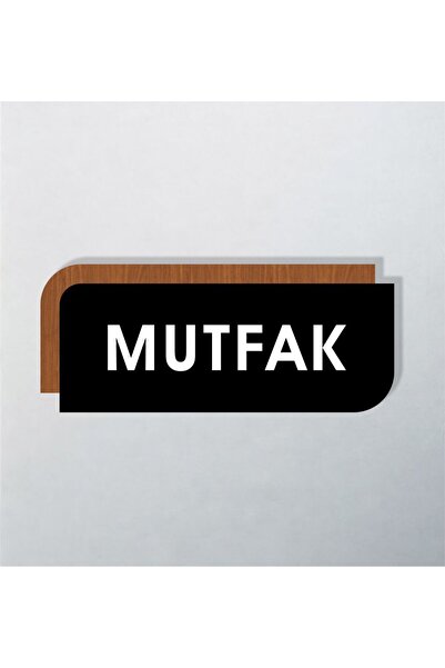 zafrakreklam Ofis Oda Kapı İsimliği Yönlendirme Tabelası 27X11 CM SİYAH - CEV...