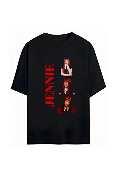 SVART WEAR Tricou Jennie BlackPink unisex oversize 100% bumbac