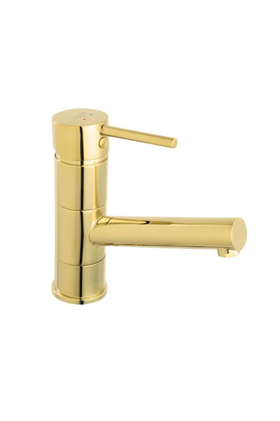 FERRO Baterie lavoar Fiesta cu pipa mobila auriu lucios