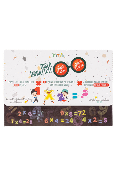 TITIA Tabla inmultirii fara secrete - Joc aritmetic educativ