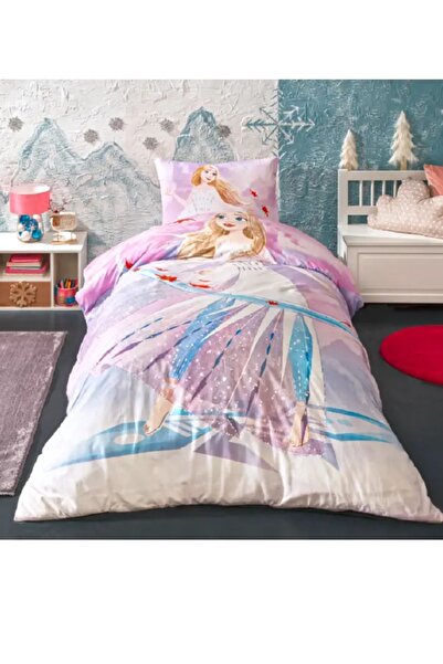 Taç Original Licensed Frozen Disney Frozen Elsa Single Duvet Cover Set