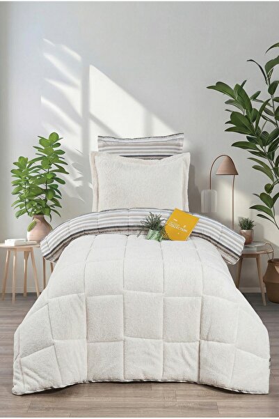 Rivosa Cloudia Sherpa Πάπλωμα Άνεσης για Ύπνο, Σετ Ύπνου 3 τεμαχίων για Μονό ...