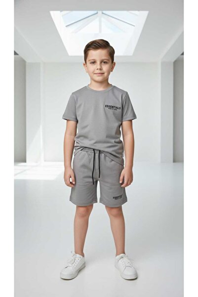 NURTOPU Boy's Shorts Set Summer Short-Sleeved Oysho Fabric Full Lycra Flexibl...