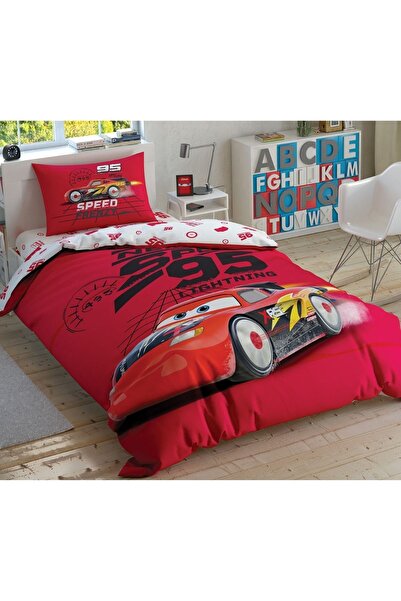 Taç Original Licensed Cars Disney Cars Single Duvet Cover Set Speedy