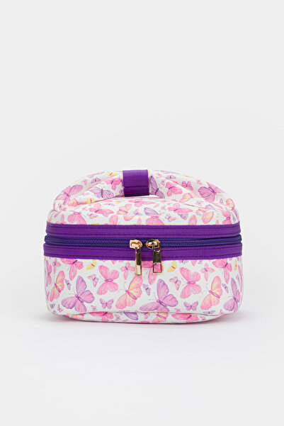 Lui Baby Medium Size Ribbon Makeup Bag Cosmetic Organizer Travel Bag