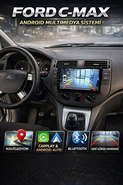 Grade Power FORD C-MAX FİESTA MONDEO KUGA FUSİON UYGUN MULTİMEDYA 4GB RAM 64G...