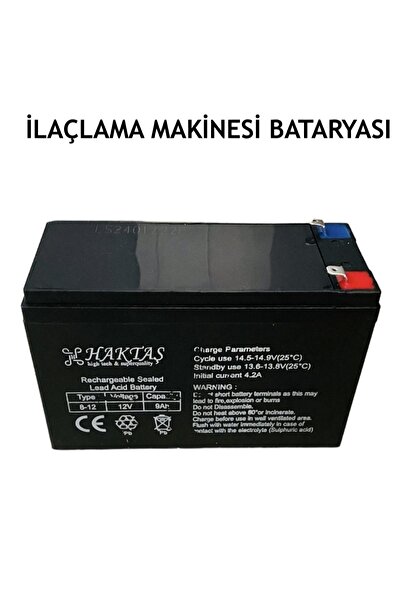 haktaş İlaçlama Pompası Aküsü 12 v 9 ah