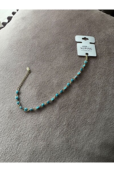 XUPING JEWELRY NK BİJUTERİ Nazar Boncuklu Sıra Bileklik Kararma Yapmaz XP Dam...