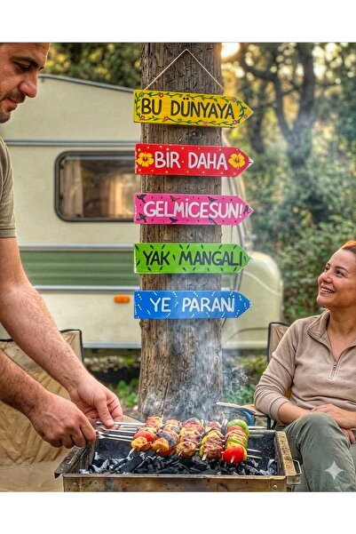 buraxe 5 li ok set,karavancılara,piknikçilere,bahçecilere özel dış mekan deko...