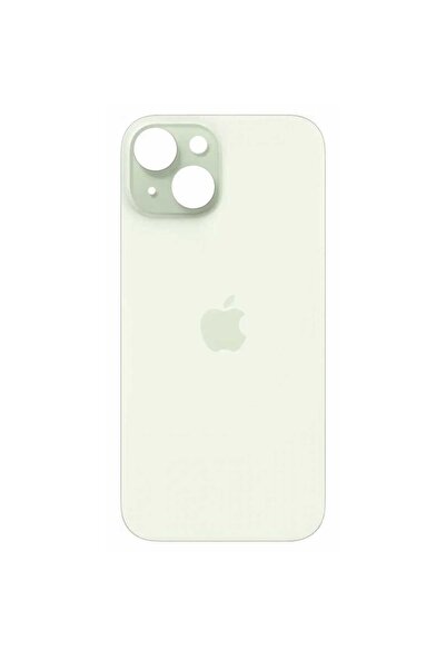 OEM Battery Cover For Apple iPhone 15 Green, Glass, No Adhesive, No Camera Gl...