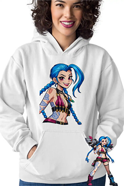 OEM Women's Hoodie Jinx Arcane Runeterra