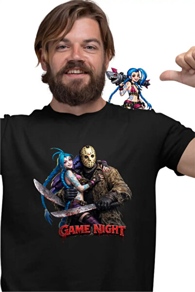 OEM Men's T-Shirt Jinx Jason Voorhees Arcane Runeterra