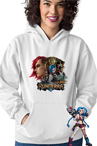 OEM Runeterra Jinx Vi Arcane Women's Hoodie
