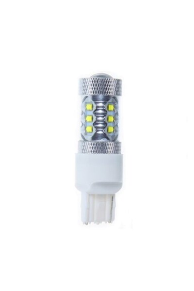 Xenon Bright LED Auto Alb 80W T20 7440 W21W Canbus cu LED-uri CREE Fără polar...