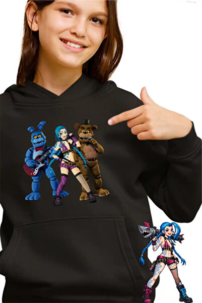 OEM Hanorac Copii Fete Jinx Fnaf Arcane Fredy Runeterra