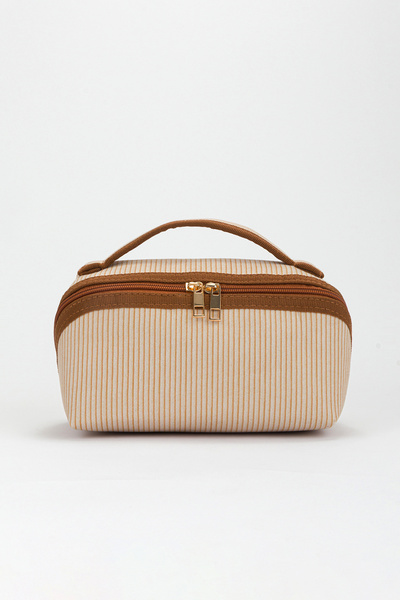 Lui Baby Medium Size Makeup and Organizer Bag with Stylish Textured Fabric an...