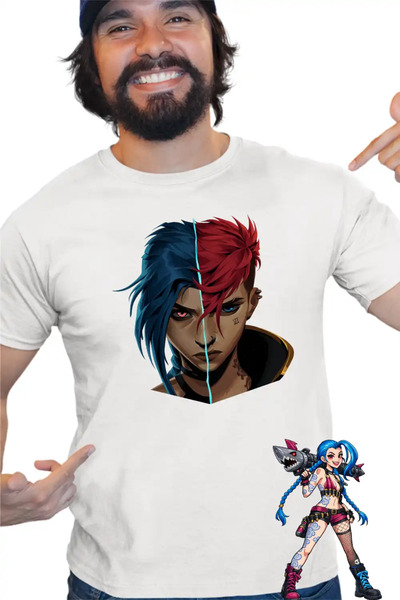 OEM Men's Arcane Jinx Vi Runeterra T-Shirt