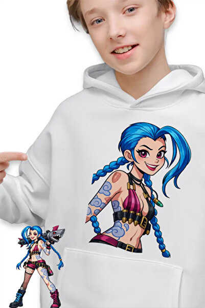 OEM Hanorac Copii Baieti Jinx Arcane Runeterra