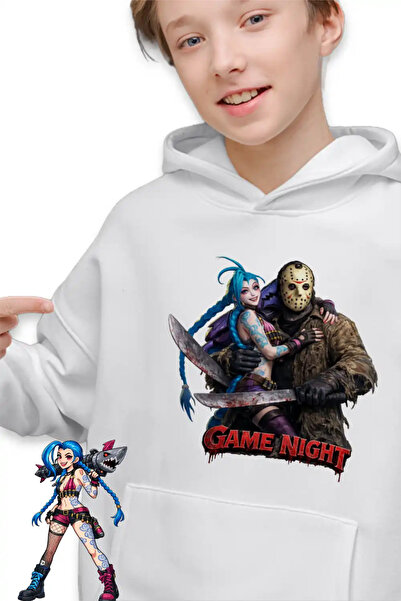 OEM Hanorac Copii Baieti Jinx Jason Voorhees Arcane Runeterra