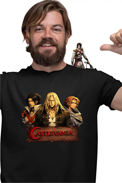 OEM Men's T-Shirt Castlevania Trevor Alucard Sypha