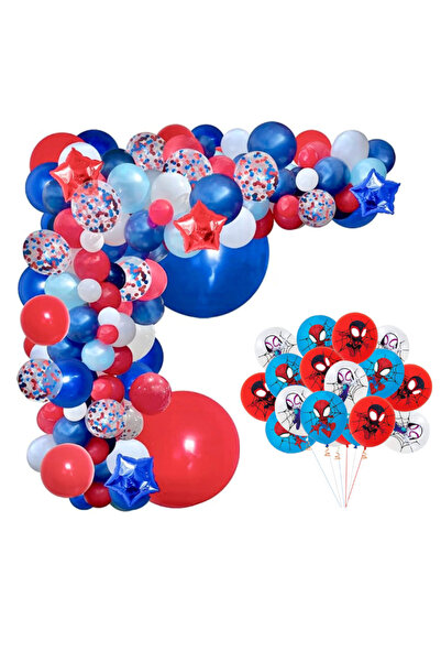 ANTADESIM Spiderman decorative balloon arch set of 176 pieces
