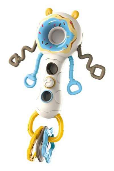 sallma Zornăitoare din silicon în formă de gogoașă pentru bebeluși de peste 1...