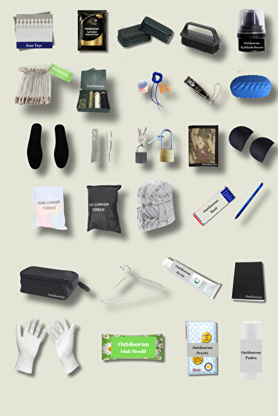 Outdoorun 29-Piece Soldier Material Set - Basic and Colored Soldiering Supplies