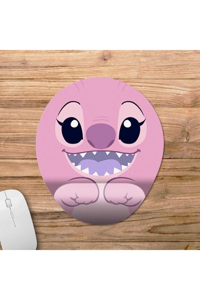 Pixxa Lilo & Stitch - Lilo and Stitch Wrist Support Mousepad Model 2 - Oval