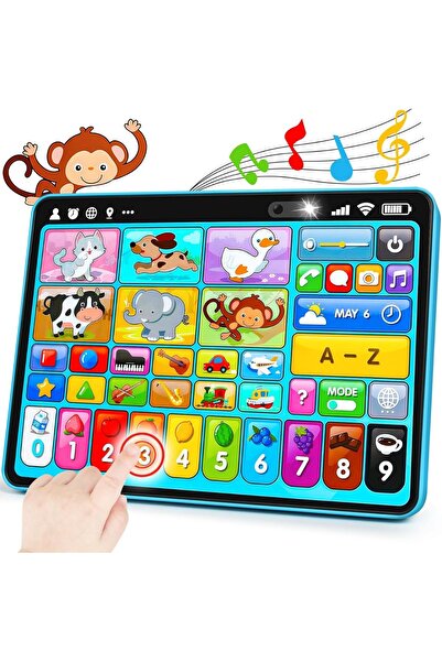 SARALMA Tabletă educațională interactivă pentru copii: Animale, numere și sun...