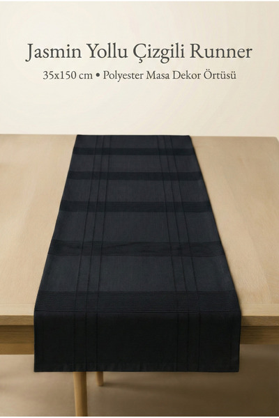 atak by atak home collection Ριγέ Διακοσμητικό Τραπεζομάντιλο Μακρύ Ράνερ 35x...