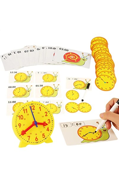 SARALMA Joc educativ cu ceasul pentru învățarea orei exacte |   Analogic și D...