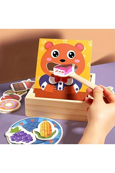 Montessori Educational Game Feed the Bear - Develop Your Child's Skills