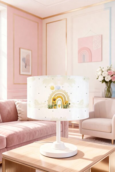 EVPANYA Bohemian Sunflower Patterned Children's Room Lampshade